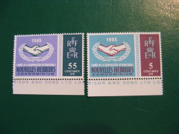 NOUVELLES HEBRIDES POSTE ORDINAIRE N° 223/224 TIMBRES NEUFS** LUXE COTE 8,50 EUROS - Neufs