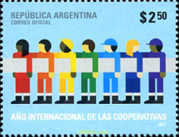 284104 MNH ARGENTINA 2012 NACIONES UNIDAS - 2012 AÑO DE LAS COOPERATIVAS - Ongebruikt