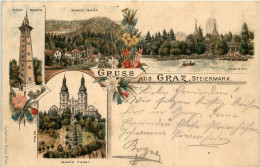 Gruss Aus Graz - Litho - Graz