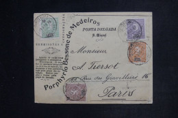 FUNCHAL - Enveloppe Commerciale Illustrée Pour Paris En 1897 - L 152505 - Funchal