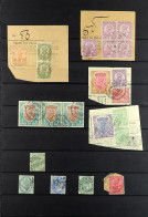 INDIA USED IN PERSIA Collection Of 128 Indian QV To KGV Stamps With Persian Postmarks, With ABADAN (17 Stamps) KGV Range - Sonstige & Ohne Zuordnung