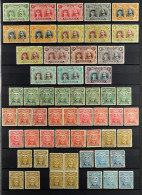 1910 - 1919 COLLECTION Of Approx 80 Mint Stamps On Protective Page, Note Double Heads To 3s, Admirals 1913-19 From Singl - Other & Unclassified