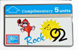 GNC Rock 92 Complimentary 5 Units  Mint 204A - Lots - Collections