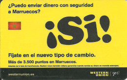 Spain: Prepaid IDT - Western Union, Flag Morocco - Andere & Zonder Classificatie
