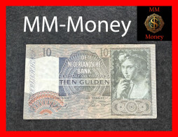 NETHERLANDS 10 Gulden  24.2.1942  P.  56   VF - 10 Gulden