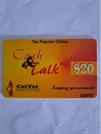 PREPAID CELTEL CASH & TALK 20$ GSM UT - Autres - Afrique