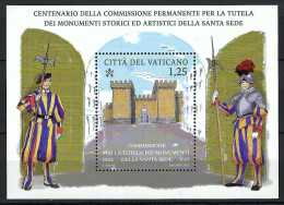 VATICAN CITY 2023 The 100th Anniv. Of Permanent Commiss. For Protection Of Historical/Artistic Monuments - Fine S/S MNH - Neufs