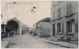 79 - B18010CPA - CHEF BOUTONNE - La Poste Et La Grand Rue - Très Bon état - DEUX-SEVRES - Chef Boutonne