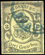 Altdeutschland Oldenburg, 1859, 8 Spe., Gestempelt - Oldenburg