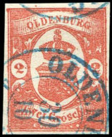 Altdeutschland Oldenburg, 1859, 13 Spe., Gestempelt - Oldenburg