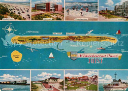 72723049 Juist Nordseebad Badestrand Kurhalle Kurhaus Inselbahn Strandhalle Kurp - Juist