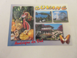 CP CARTE POSTALE AMERIQUE Du SUD GUYANE VUES DIVERSES - Ecrite - Sonstige & Ohne Zuordnung