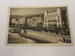 CP CARTE POSTALE ALPES MARITIMES NICE PALAIS De La MEDITERRANEE - Ecrite En 1933 - Monuments, édifices