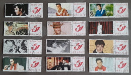 Belgie :  My Stamps / 12 Zegels Van Elvis Presley / Mooi ! - Used