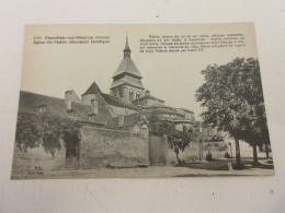 CP CARTE POSTALE CREUSE CHAMBON Sur VOUEIZE EGLISE SAINTE VALERIE VUE FACE       - Chambon Sur Voueize