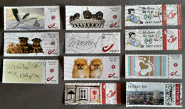 Belgie :  My Stamps /  Verzameling Van 11 Diverse Duo Stamps - Gebraucht