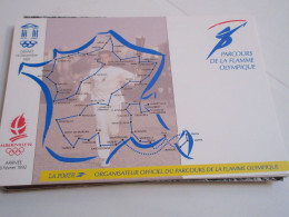 CP CARTE POSTALE SPORTS JO ALBERTVILLE 1992 PARCOURS FLAMME OLYMPIQUE - Vierge - Olympische Spiele