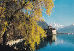 Chateau De Chillon Et Les Dents Du Midi - Veytaux