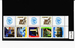 JSKc/01 UNO WIEN 2011 GRUSSMARKEN MICHL 719/23 FÜNFERSTREIFEN ** Postfrisch Siehe ABBILBUNG - Unused Stamps