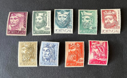 (T3) Portugal - 1955 Kings Complete Set - Af. 806 To 814 - MNH - Ongebruikt