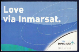 Advertising Post Card- INMARSAT, Love Via Inmarsat. New, Divided Back . SIZE 181mm X150mm. - Other & Unclassified