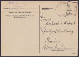 GS: P B 32 II, O, Sauberer Bedarf "Birresborn", 23.2.47, Selten - Algemene Uitgaven