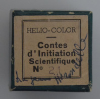 Films HELIO COLOR Pour PATHEORAMA Avec Boite D'origine - Contes Scientifique N°21 La Jeune Hirondelle - 35mm -16mm - 9,5+8+S8mm Film Rolls