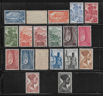 A.E.F.  (  DIV - 634 )   1947   N° YVERT ET TELLIER      N° 208/226   N* - Unused Stamps