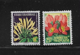 A.E.F.  (  DIV - 641 )   1958   N° YVERT ET TELLIER      N° 243/244   N** - Ungebraucht