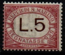 SAINT-MARIN 1897-1919 * - Timbres-taxe