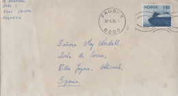 NORUEGA CC FAUSKE 1975 - Lettres & Documents