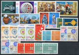 REF093 > TURQUIE < LOT De 25 Valeurs Europa * * Neuf Luxe  MNH * * Cote 40€ - Collections, Lots & Series