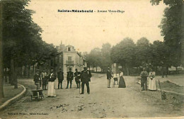 Cpa SAINTE MENEHOULD 51 Avenue Victor Hugo - Animée : Sommelier, Militaires, Etc - Sainte-Menehould