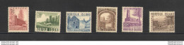 1953 Norfolk - Stanley Gibbons N. 13-18 - 6 Valori - MNH** - Other & Unclassified