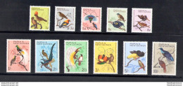 1964-65 PAPUA NEW GUINEA - Elisabetta - Catalogo Yvert N. 62-72 - Uccelli - 11 Valori - MNH** - Autres & Non Classés