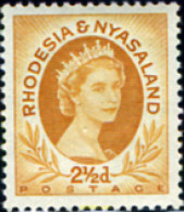 730924 MNH RODESIA Y NYASSALAND 1954 BASICA - Rhodesia & Nyasaland (1954-1963)