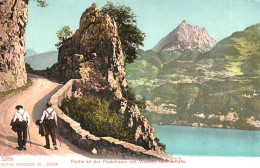 AMDEN, ST. GALLEN, MOUNTAIN, LAKE, SWITZERLAND, POSTCARD - Amden