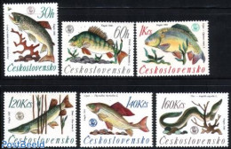 Czechoslovkia 1966 Fishing Games 6v, Mint NH, Nature - Fish - Fishing - Sonstige & Ohne Zuordnung