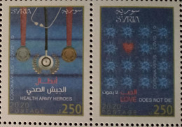 Syrien, Syrie, Syria 2020 Corona Virus (Covid-19)site As Photo, Very Rare Only 5000 Set Issued MNH ** - Unused Stamps