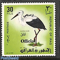 Iraq 1975 30F, Official Overprint, Stamp Out Of Set, Mint NH, Nature - Birds - Iraq