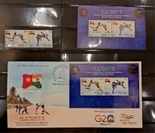 India 2023 India – Vietnam Joint Issue Collection: 2v SET + Miniature Sheet + First Day Cover As Per Scan - Unused Stamps