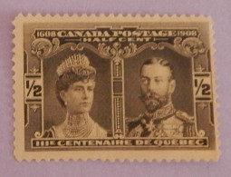 CANADA YT 85 NEUF(*)MNG "PRINCESSE ET PRINCE DE GALLES" ANNÉE 1908 COTE 7,50 - Unused Stamps