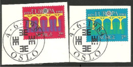 EU84-49c EUROPA CEPT 1984 Norge Pont Bridge Brücke Puente Brug Ponte FD PJ - Oblitérés