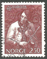 EU85-63d EUROPA CEPT 1985 Norway Augundsson Violin Fiddler Violon Viole - Gebruikt