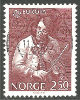 EU85-63c EUROPA CEPT 1985 Norway Augundsson Violin Fiddler Violon Viole - Gebruikt