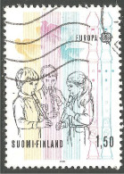 EU85-54b EUROPA CEPT 1985 Finlande Enfants Children Flute - Usados