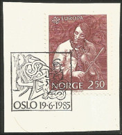 EU85-42b EUROPA CEPT 1985 Norway Augundsson Violin Fiddler Violon Viole FD PJ - Gebraucht