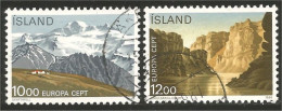 EU86-48a EUROPA CEPT 1986 Iceland Paysages Landscapes - Gebruikt