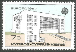 EU87-29 EUROPA-CEPT 1987 Chypre Cyprus Architecture Moderne MNH ** Neuf SC - 1987