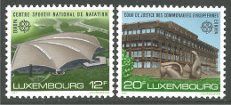 EU87-16a EUROPA-CEPT 1987 Luxembourg Architecture Moderne Statue MNH ** Neuf SC - 1987